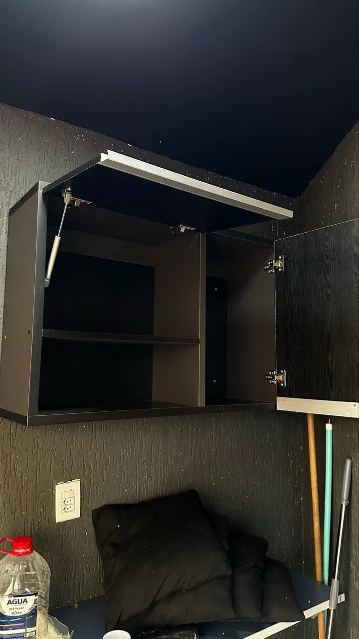 Armário preto MDF - Foto 2