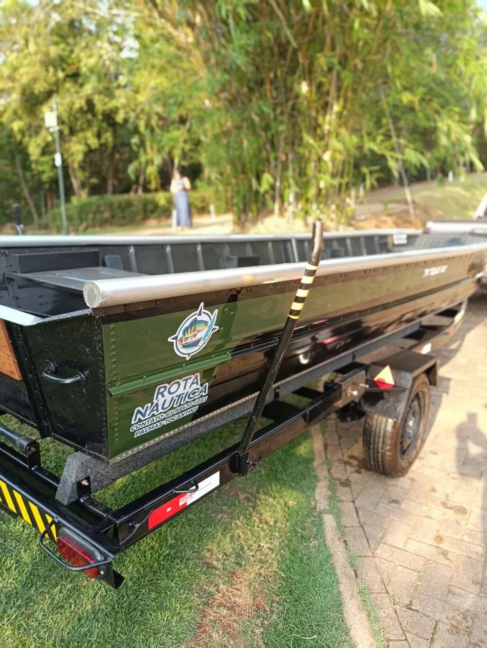 Conjunto Barco borda flutuante 6 mtrs e carretinha  - Foto 2