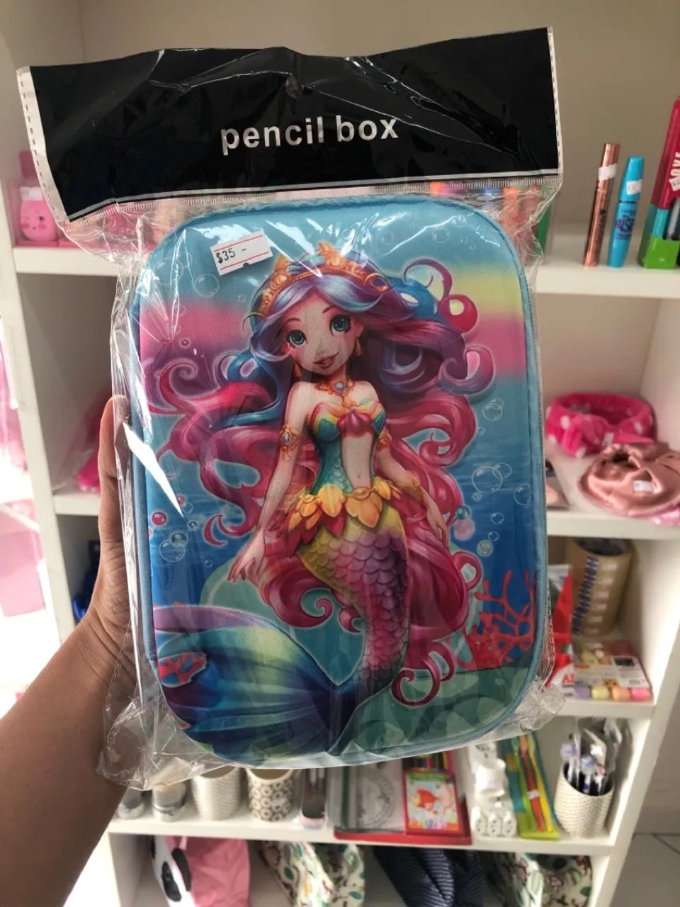 Estojo Escolar Sereias 