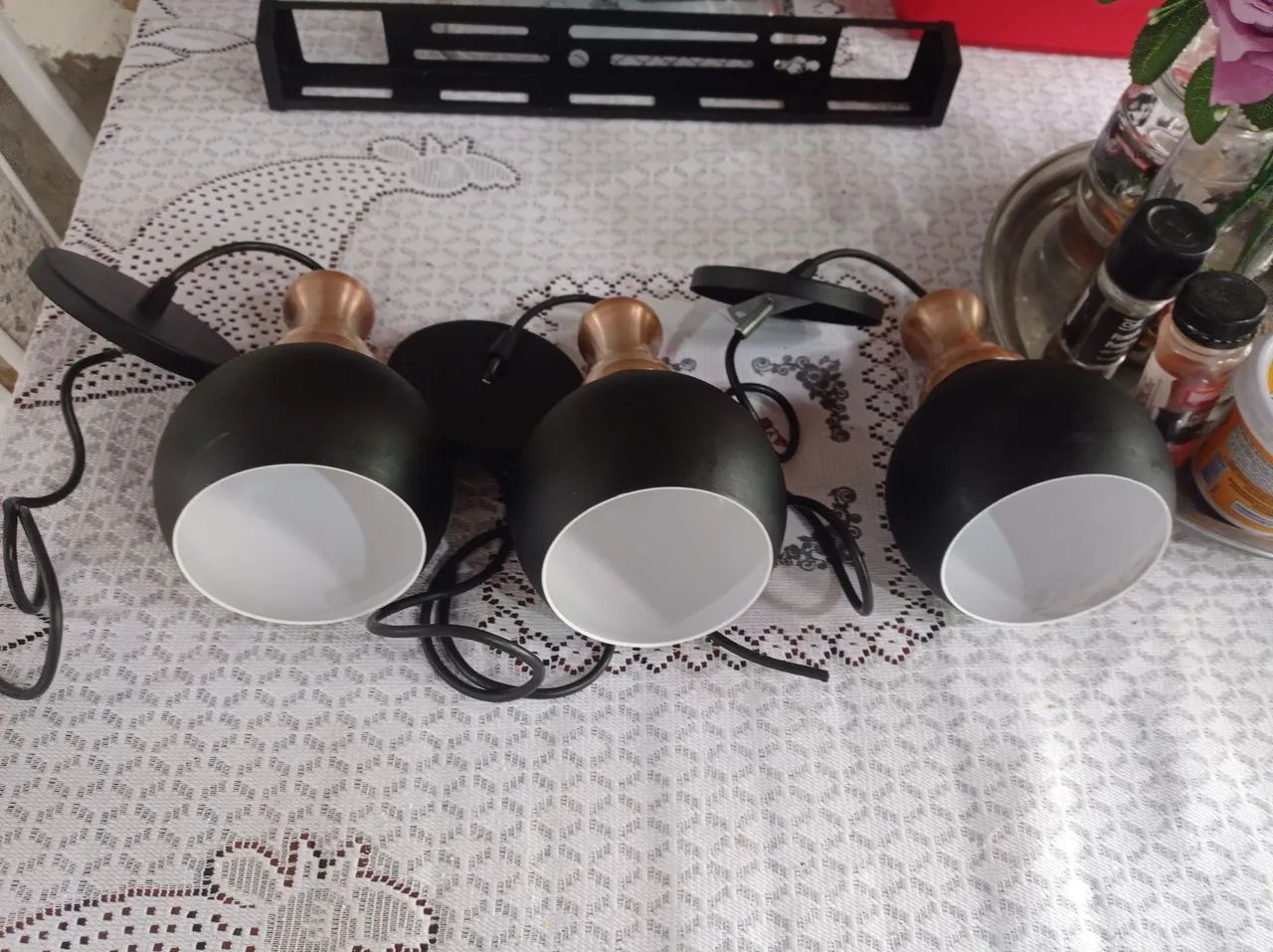 Luminária de louça  - Foto 6