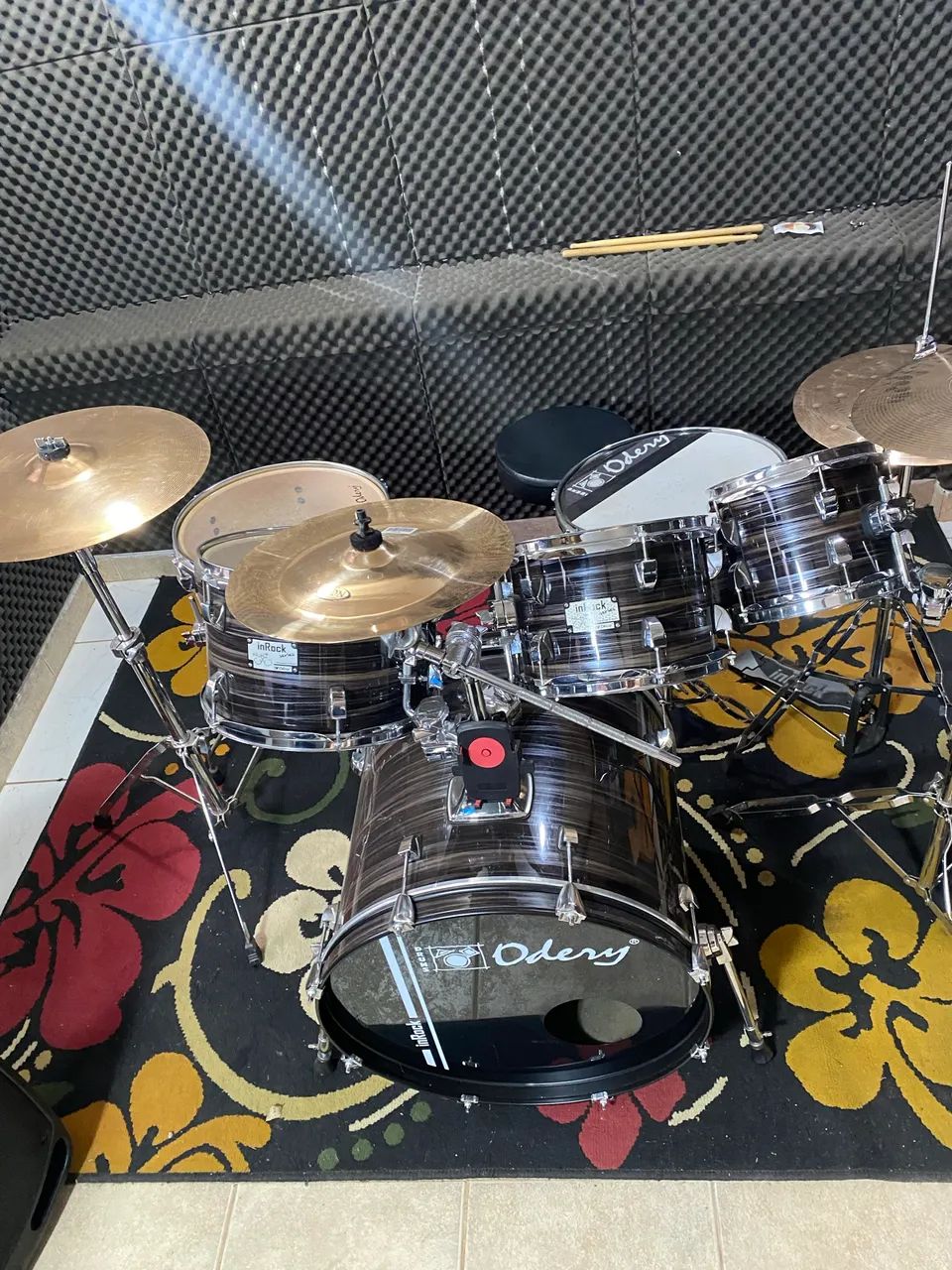 Bateria Odery Completa + Capas  - Foto 4