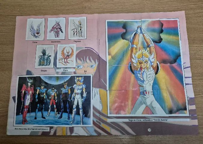 Álbum Os Cavaleiros do Zodíaco Completo - Prince Editora 1995