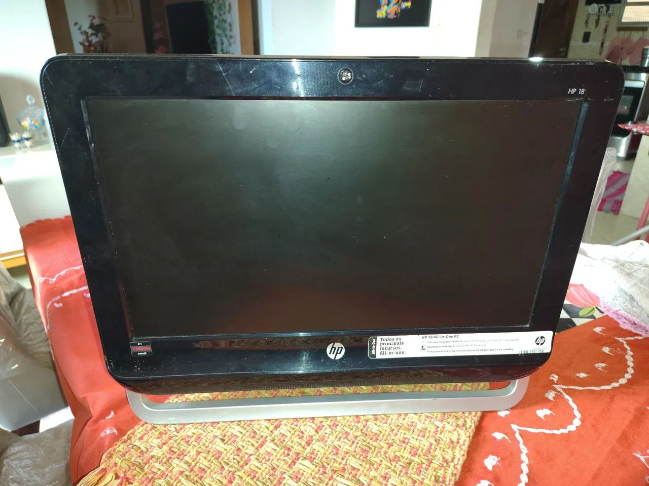 HP All-in-One PC TUDO em 1 com SSD 120GB - Foto 4