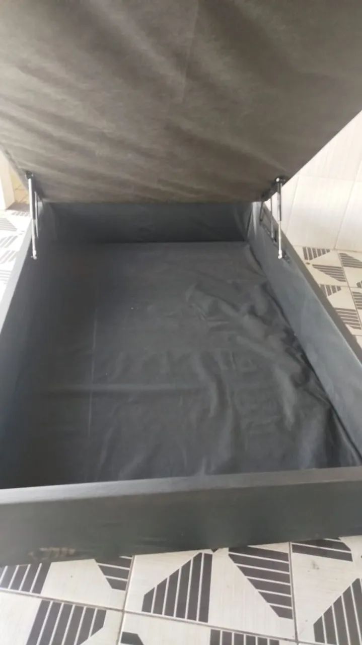 Cama Box de casal com baú - Foto 2
