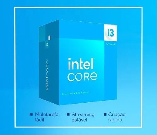 Processador Intel Core i3 14100F - Novo - 14ª Geração - Loja Coimbra Computadores