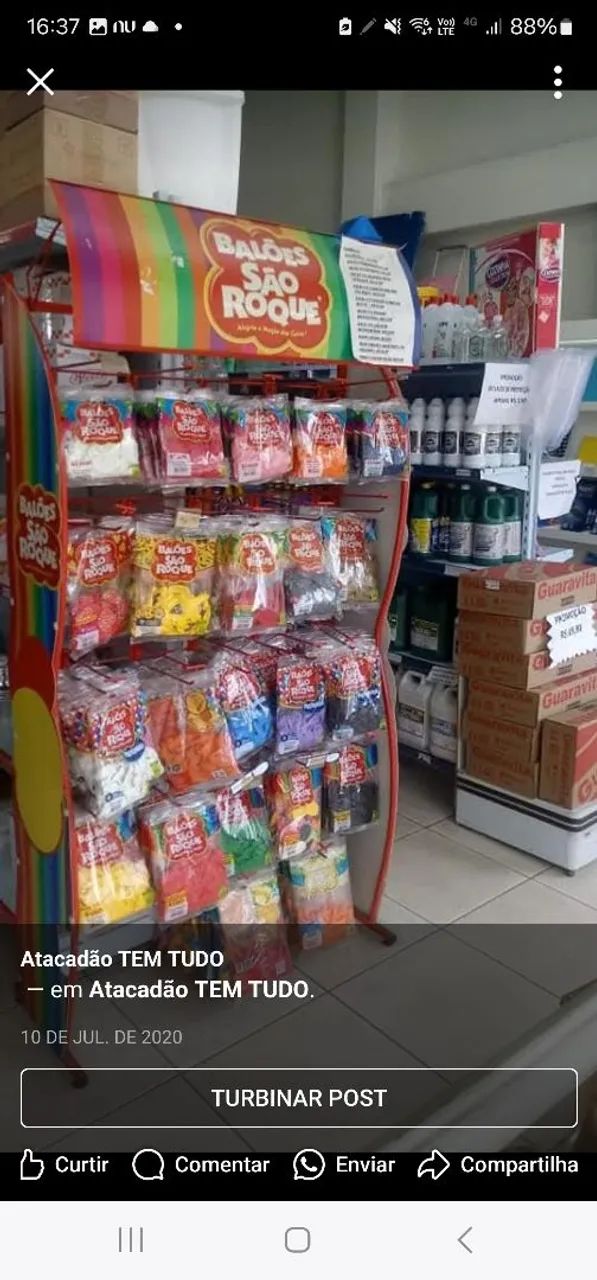 Estantes Aramadas e Expositor bolas BAIXOU - Foto 3