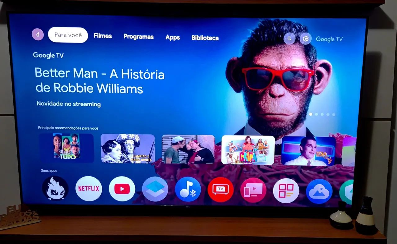 TV Google TCL 65 polegadas 4K 