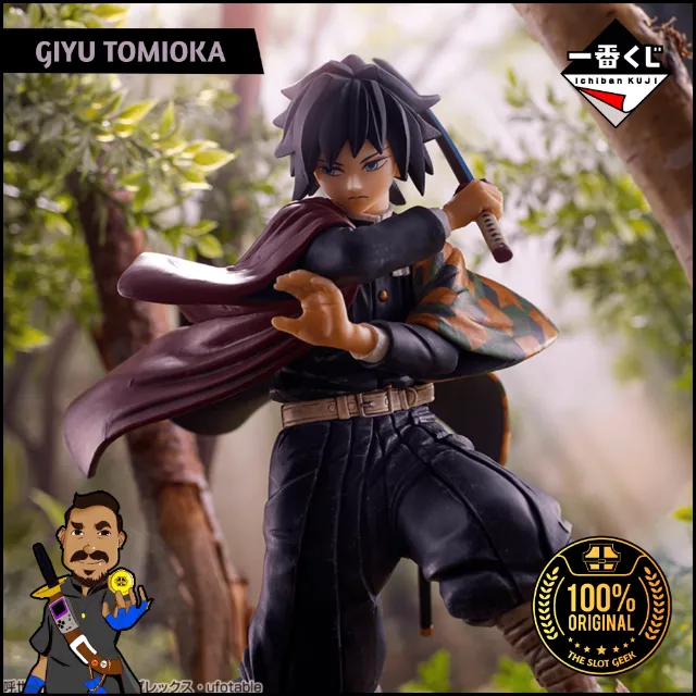 Action Figure Giyu Tomioka A Edição Limitada - ORIGINAL ICHIBAN KUJI - Kimetsu No Yaiba
