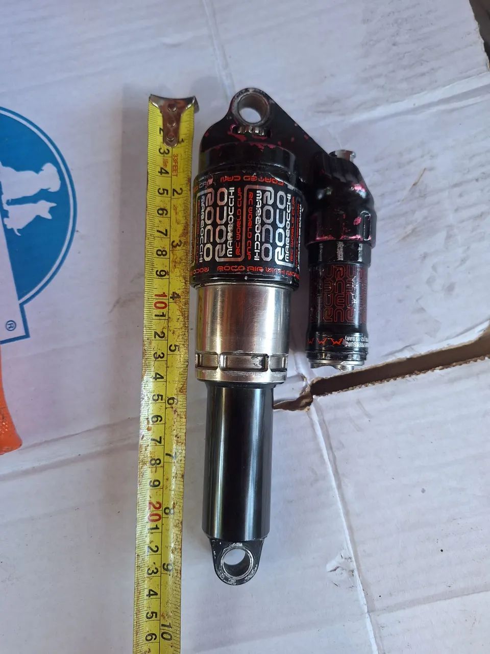 Shock marzocchi rocco wc air  (faço troca em notebook/ algo do meu interesse) - Foto 2