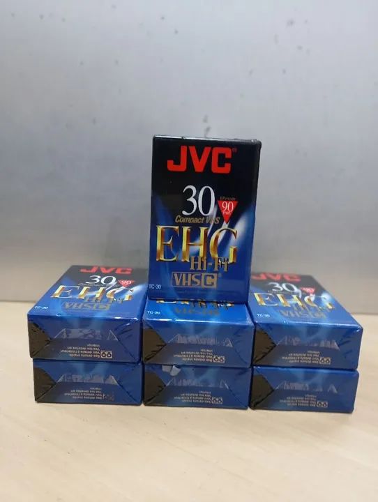 Fita VHS JVC EHG Hi-Fi 30min - EP Mode - Foto 3