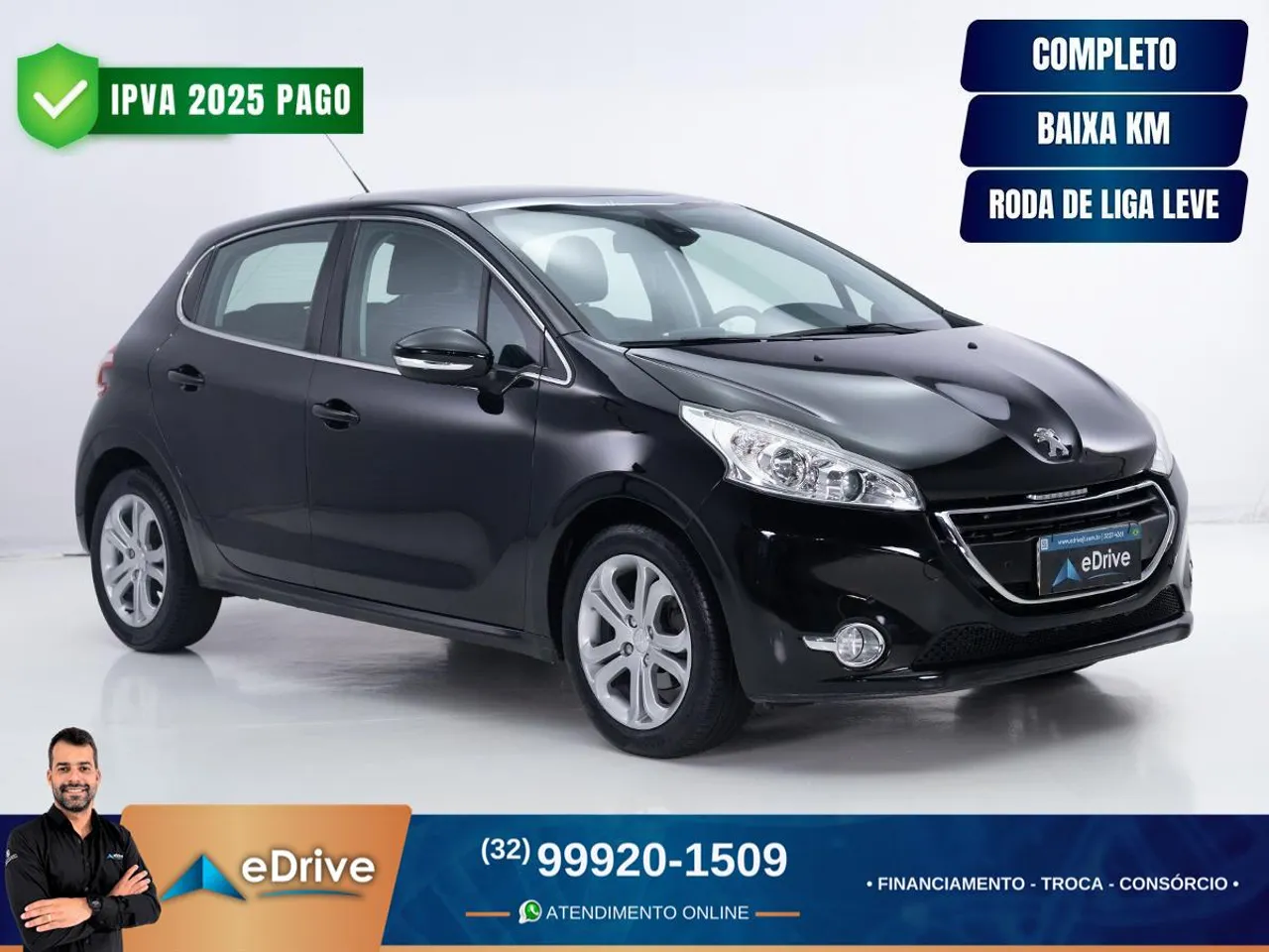 PEUGEOT 208 GRIFFE 1.6 FLEX 16V AUT. 2015/2016