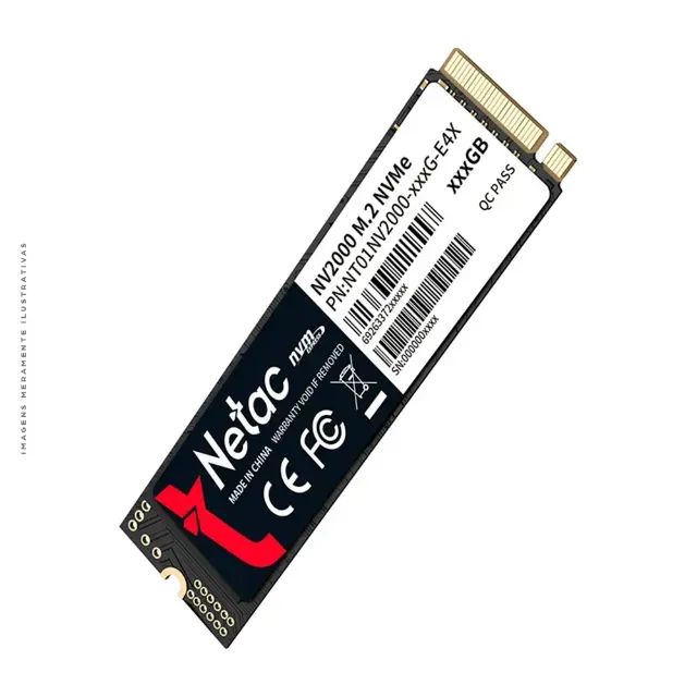 SSD Netac NV2000, 256GB, NVMe, M.2 2280, Leitura 2500MBs, Gravação 1000MBs - NT01NV2000-25 - Foto 3