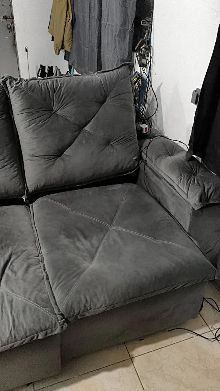 Sofá Retrátil 2m largura aceito ofertas - Foto 4