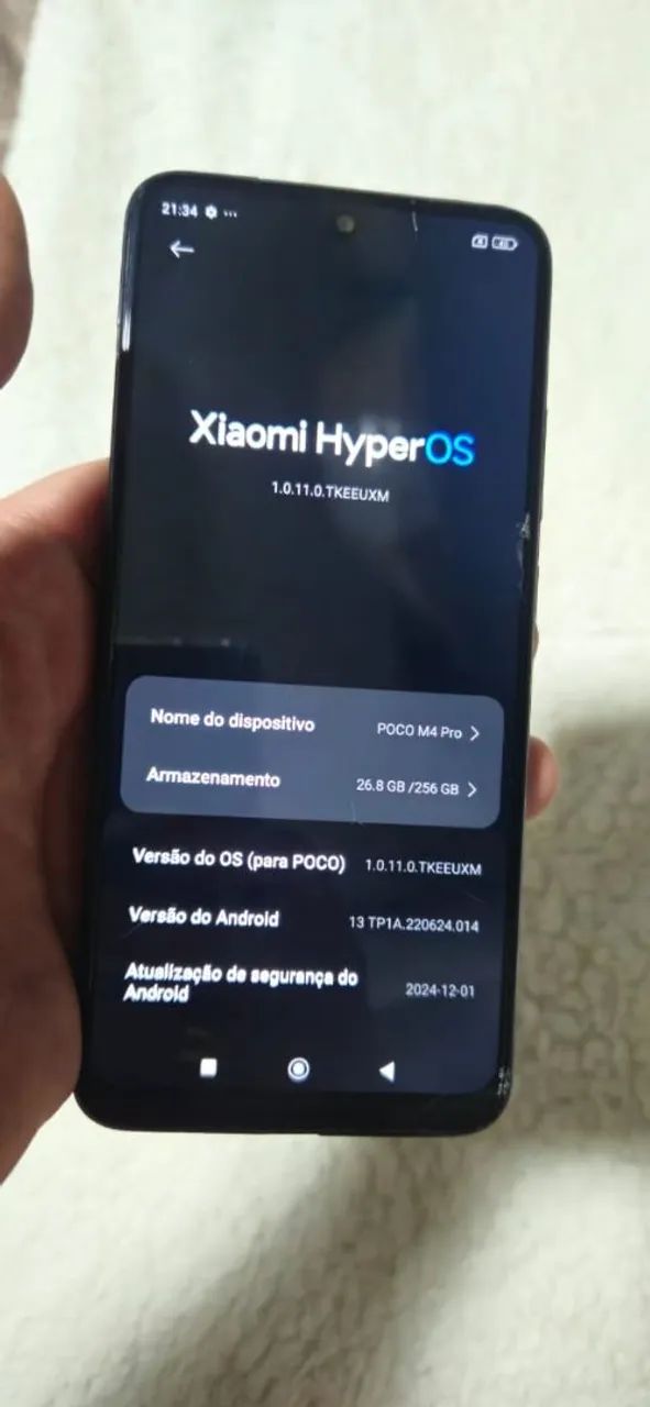 Poco M4 PRO 256gb 12gb com nota  - Foto 3