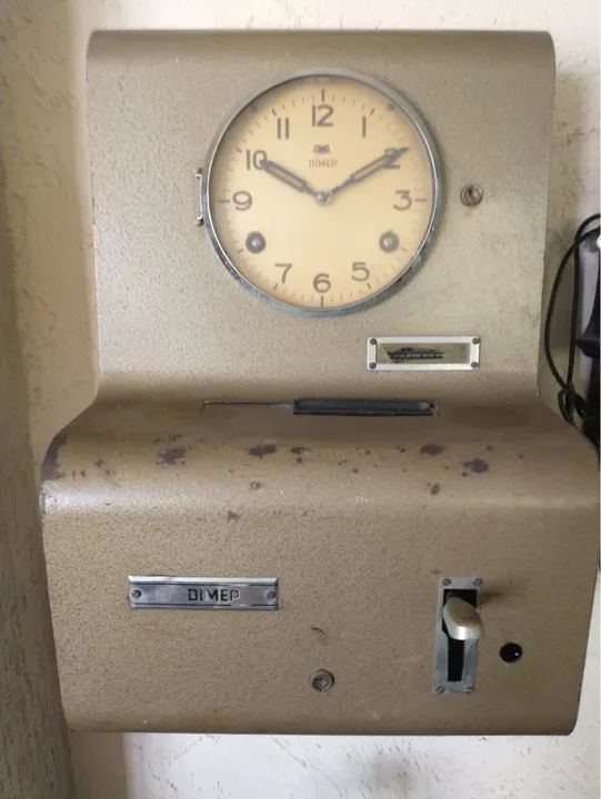 Relógio de ponto antigo dimep  - Foto 4