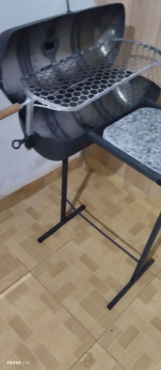 Churrasqueira A Média Bafo C Mesa  - Foto 5