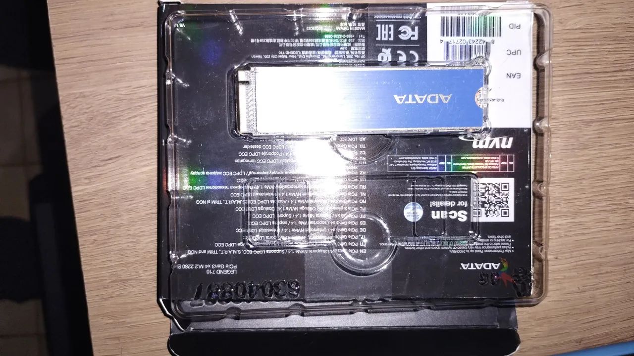 SSD ADATA LEGEND 710 512GB PCIe Gen3x4 M.2 2280 - Foto 2