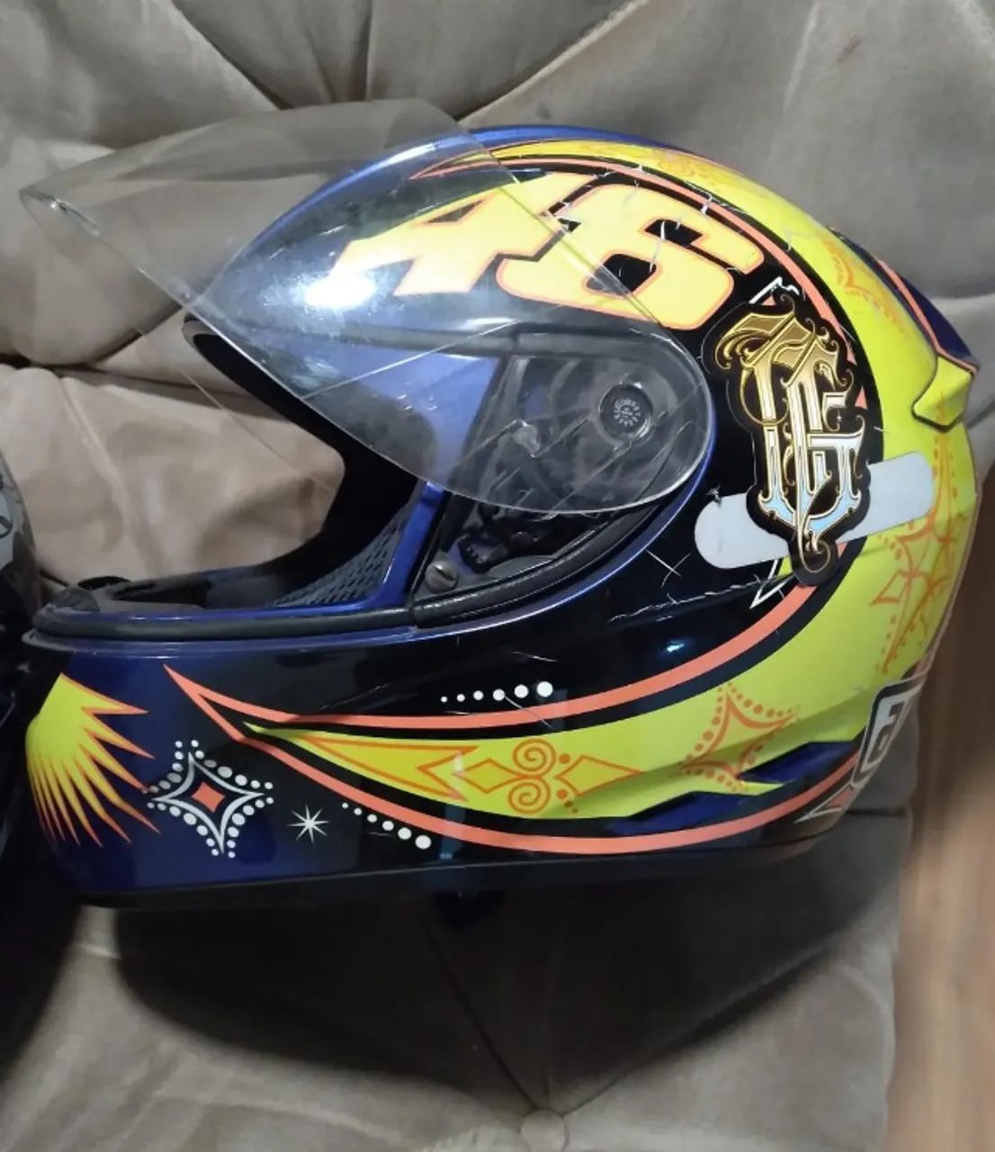 Capacete AGV MODELO RARO - Foto 3