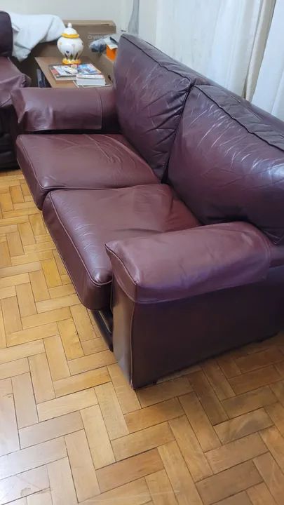 Sofá couro legítimo  - Foto 2