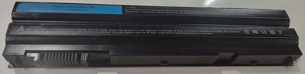 Bateria Para Notebook Dell E6420 - Latitude Vostro Inspiron Preto - Foto 2