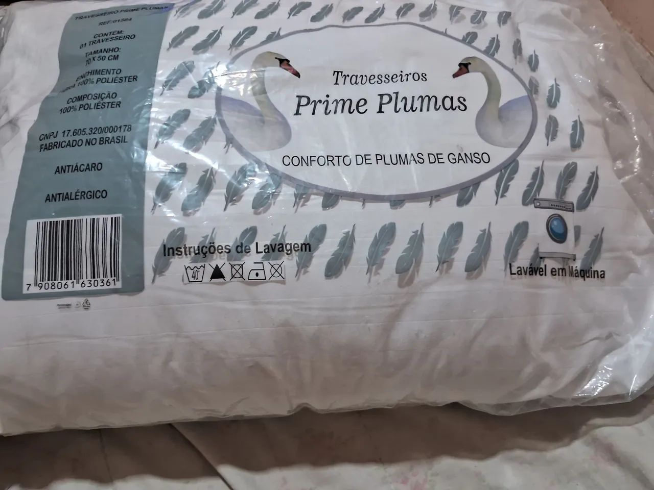 Travesseiro Prime Plumas - Conforto de Penas de Ganso