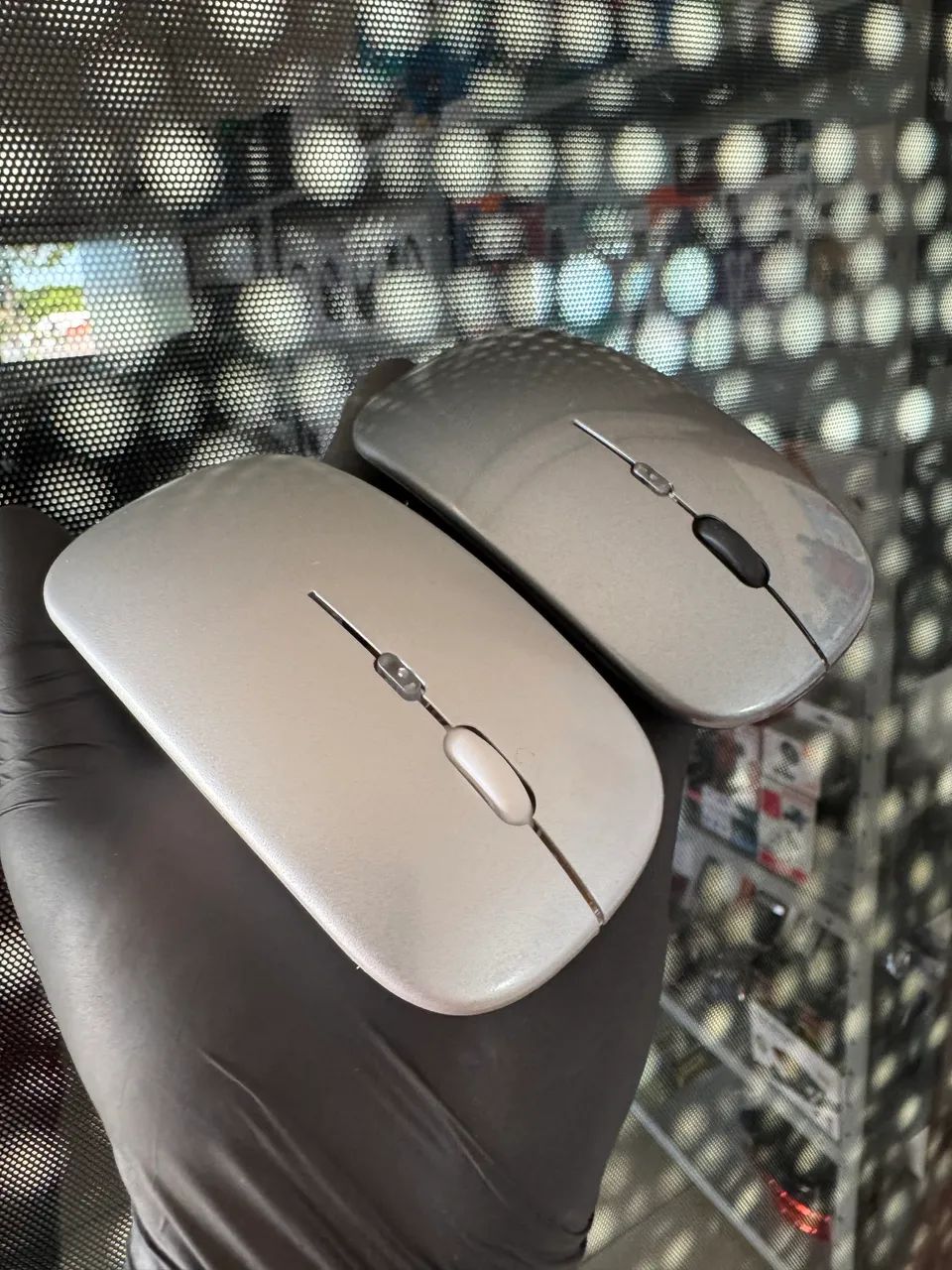 Mouse sem fio bluetooth recarregável silencioso 
