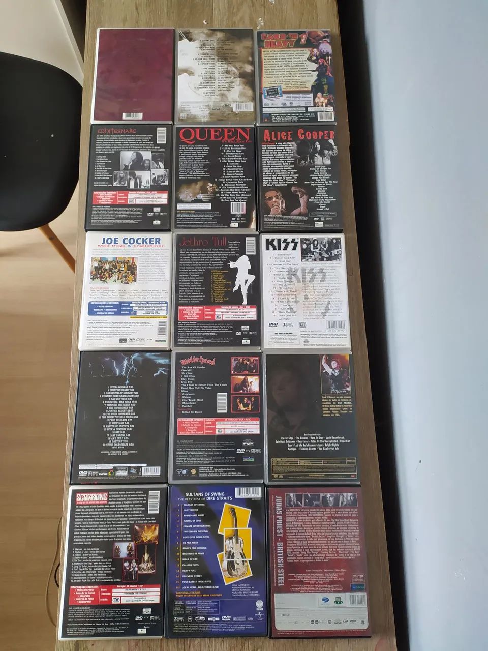 Coleção de DVDs de bandas de rock - Foto 2