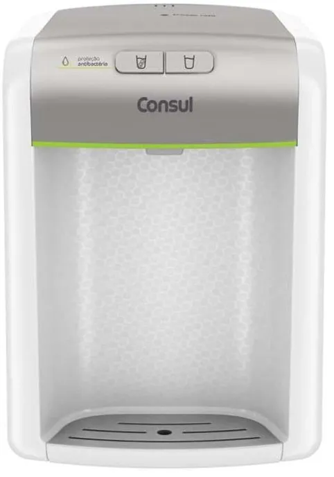 Purificador de água Consul Branco refrigerado, com proteção antibactérias - (Só Venda)