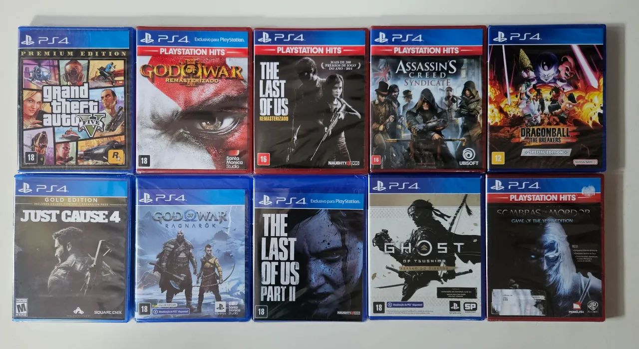 Jogo Ps4 original  a partir de 35 reais 