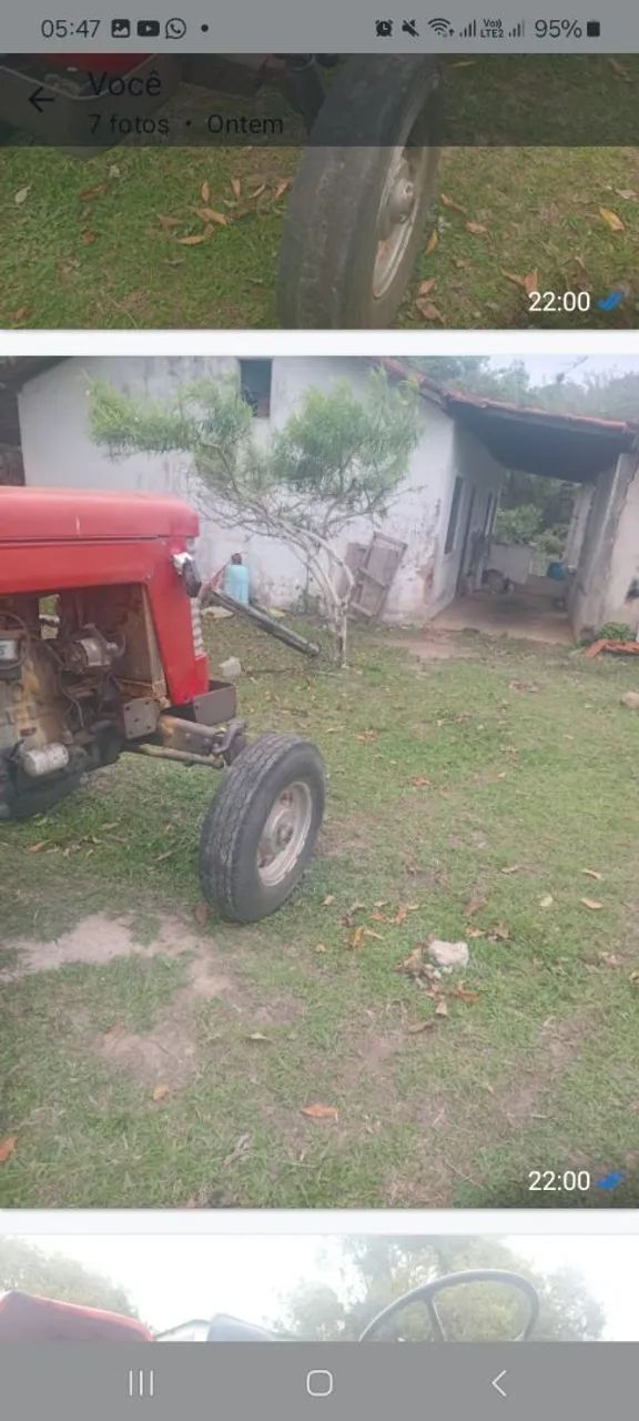 Trator massey Ferguso 95x no trab - Foto 4