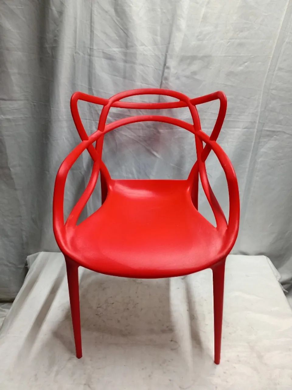 Cadeira Fixa Design Allegra Vermelha 