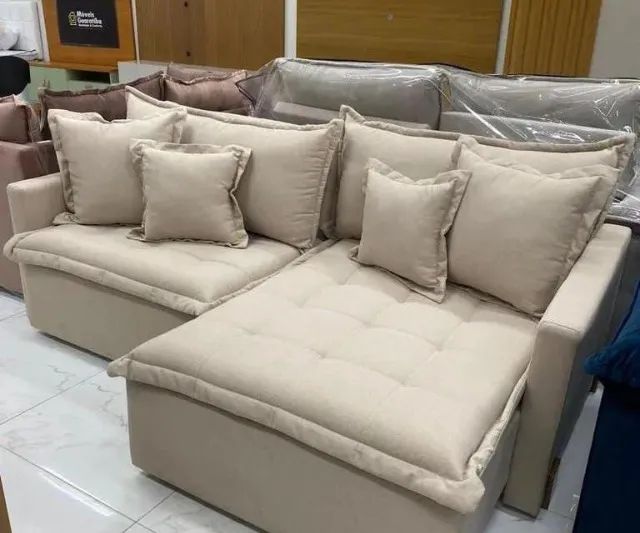  Sofá Cama Retrátil Zoe Pronta Entrega*