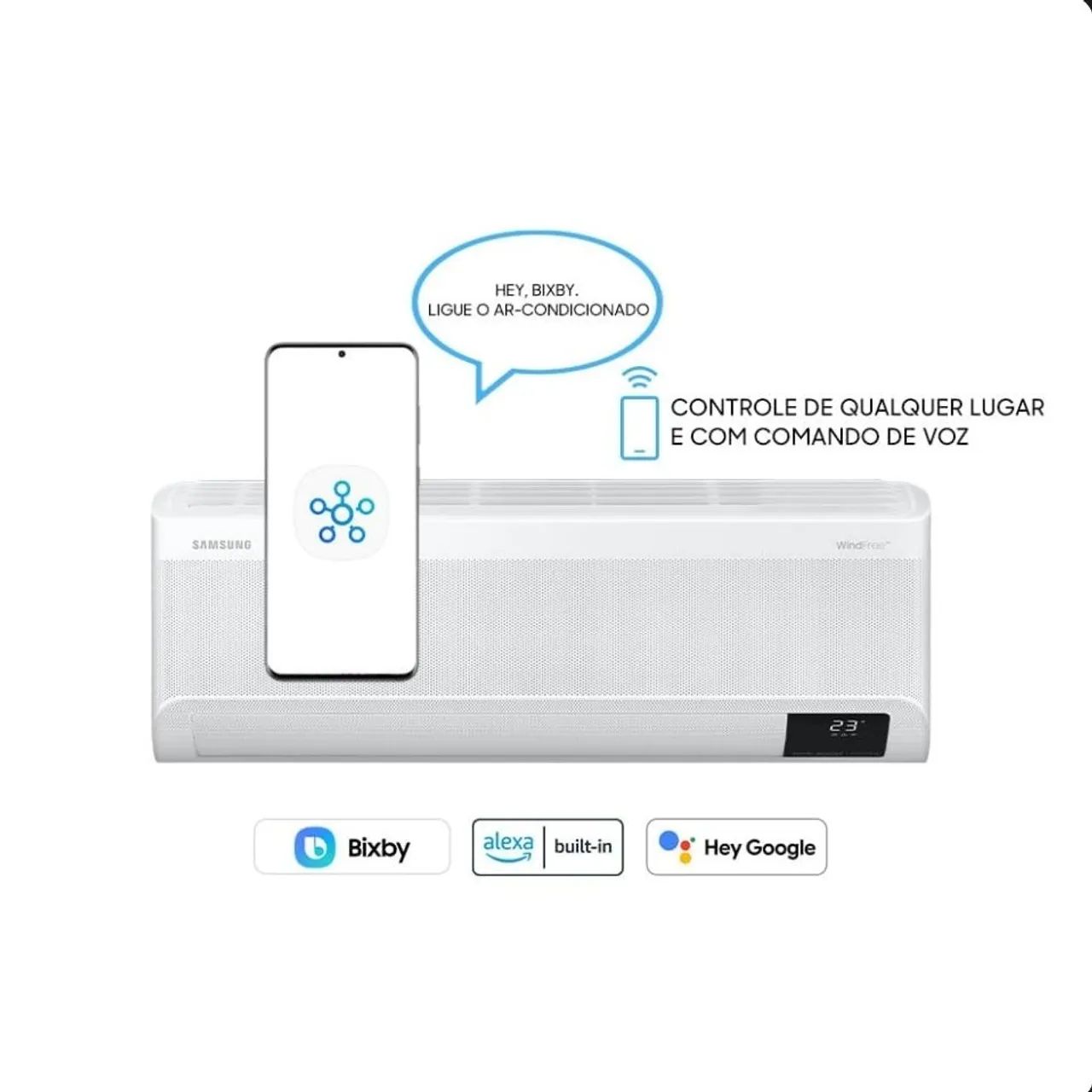 Ar-condicionado Inverter Samsung Windfree Connect 12000 - Novo Lacrado 1 Ano de Garantia - Foto 6