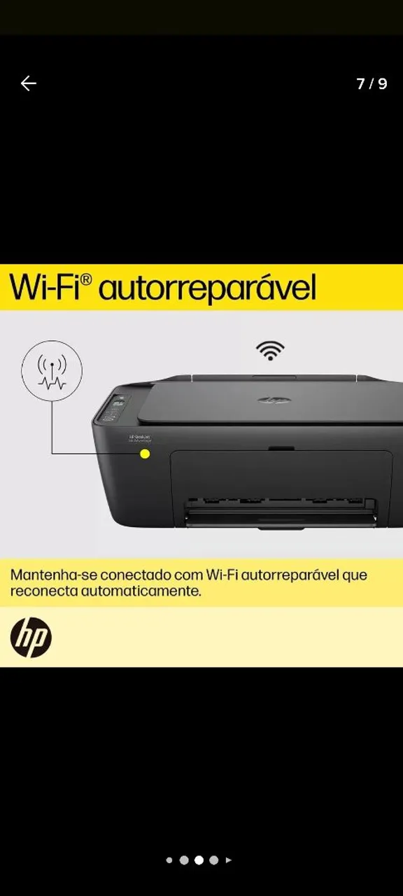 Impressora HP com Wi-Fi autorreparável