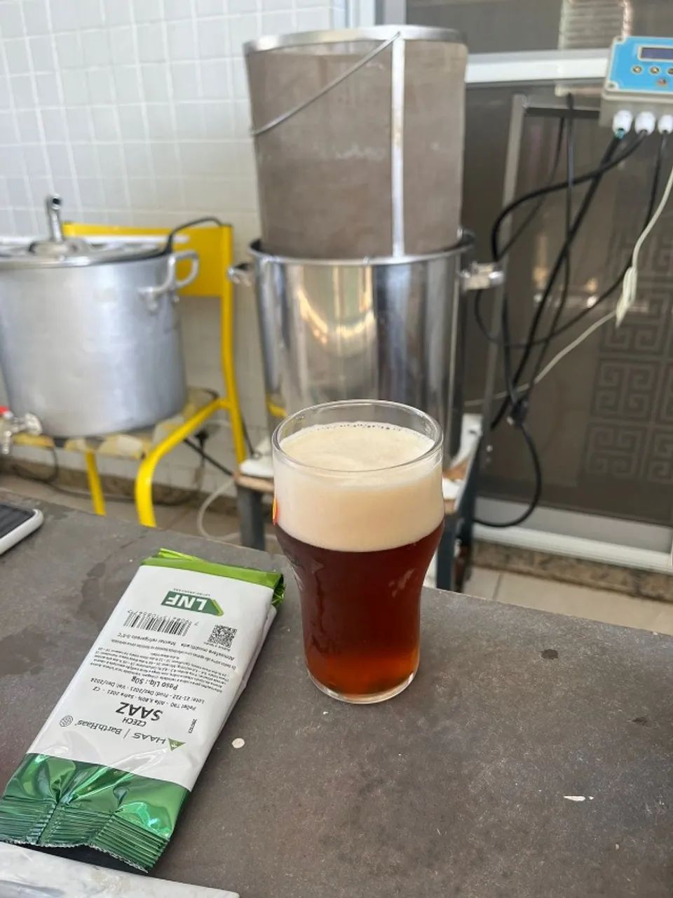 Kit Cerveja Artesanal - Panela Elétrica Single Vessel automática 30L - Foto 2