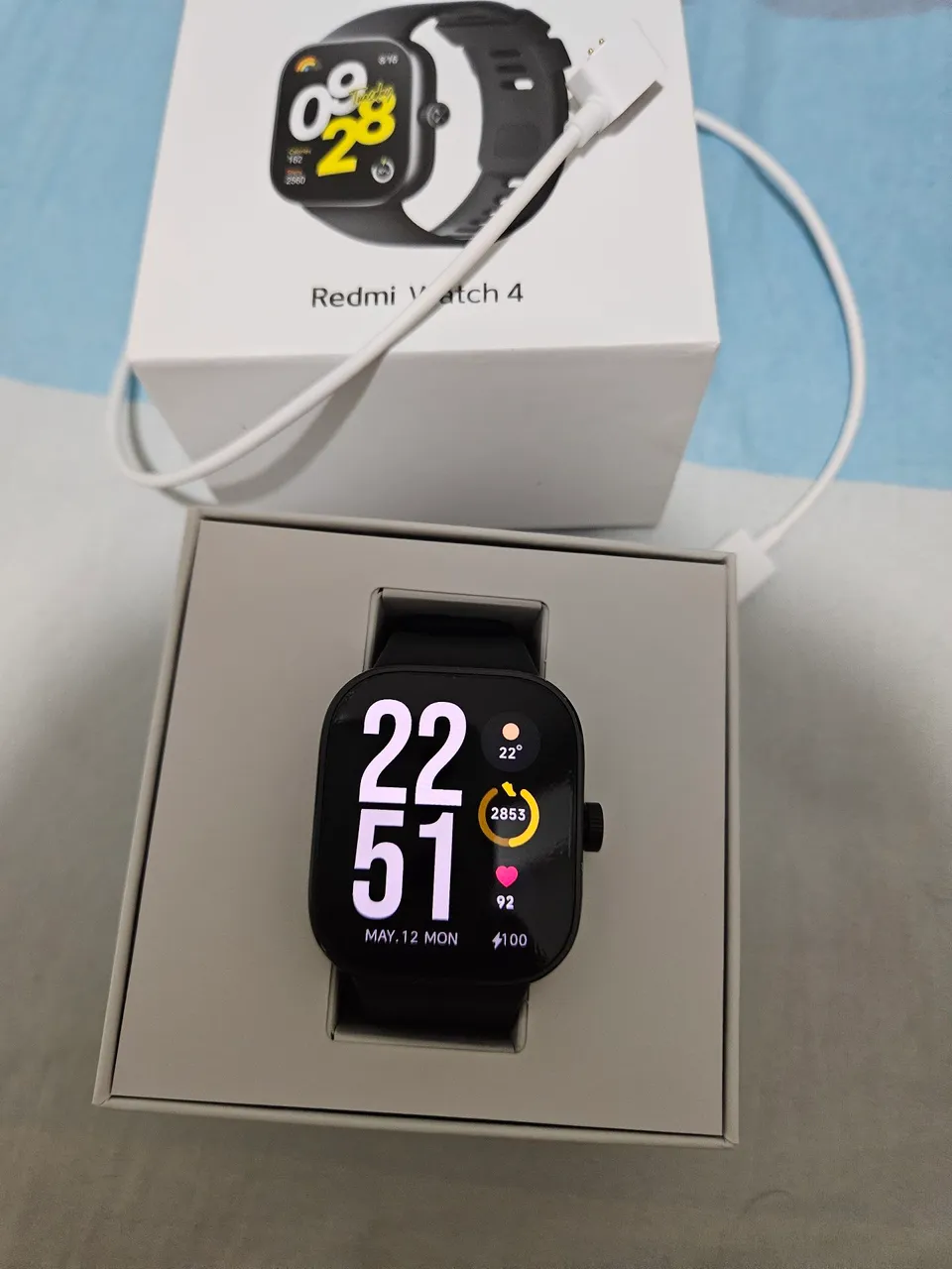Redmi Watch 4 - Tela impecável + Vários acessórios