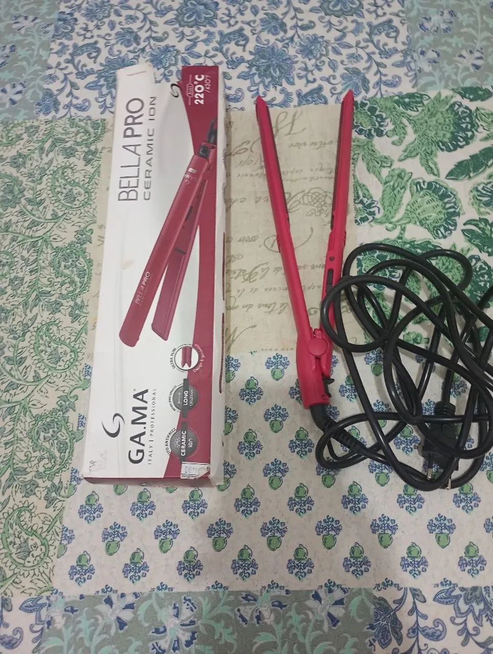 Vendo prancha Gama Itally cerâmica.