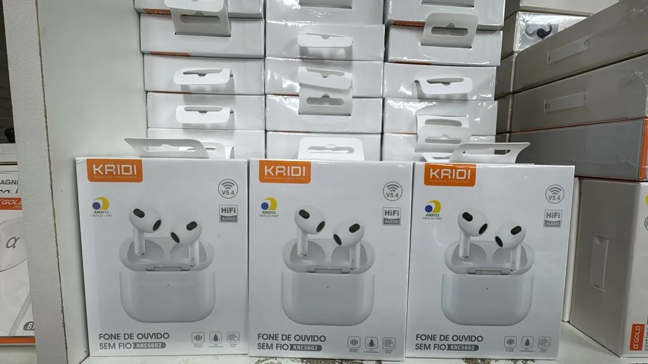 Fone bluetooth sem fio KAIDI