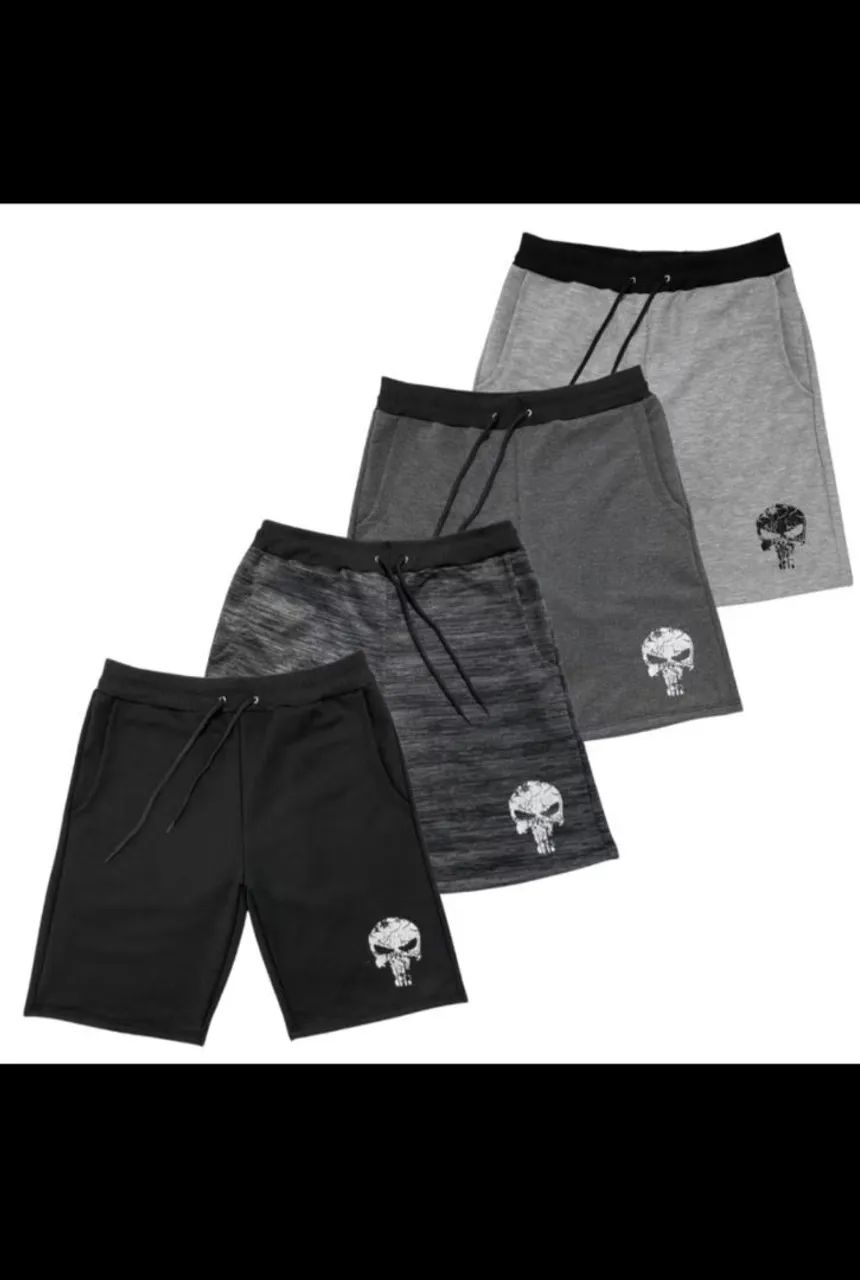 Kit Bermudas moletom moletinho TAM M