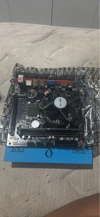 Kit Pl Mãe H61 + Proc I5 3470 + Memoria 8 Gb Ddr3 + Cooler