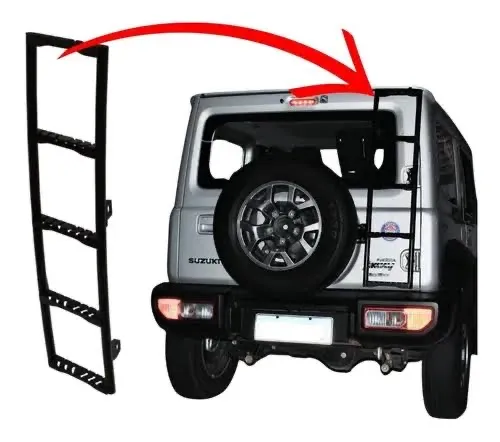 Escada Traseira para Suzuki Jimny Sierra 2021 a 2023 - Acessório Externo