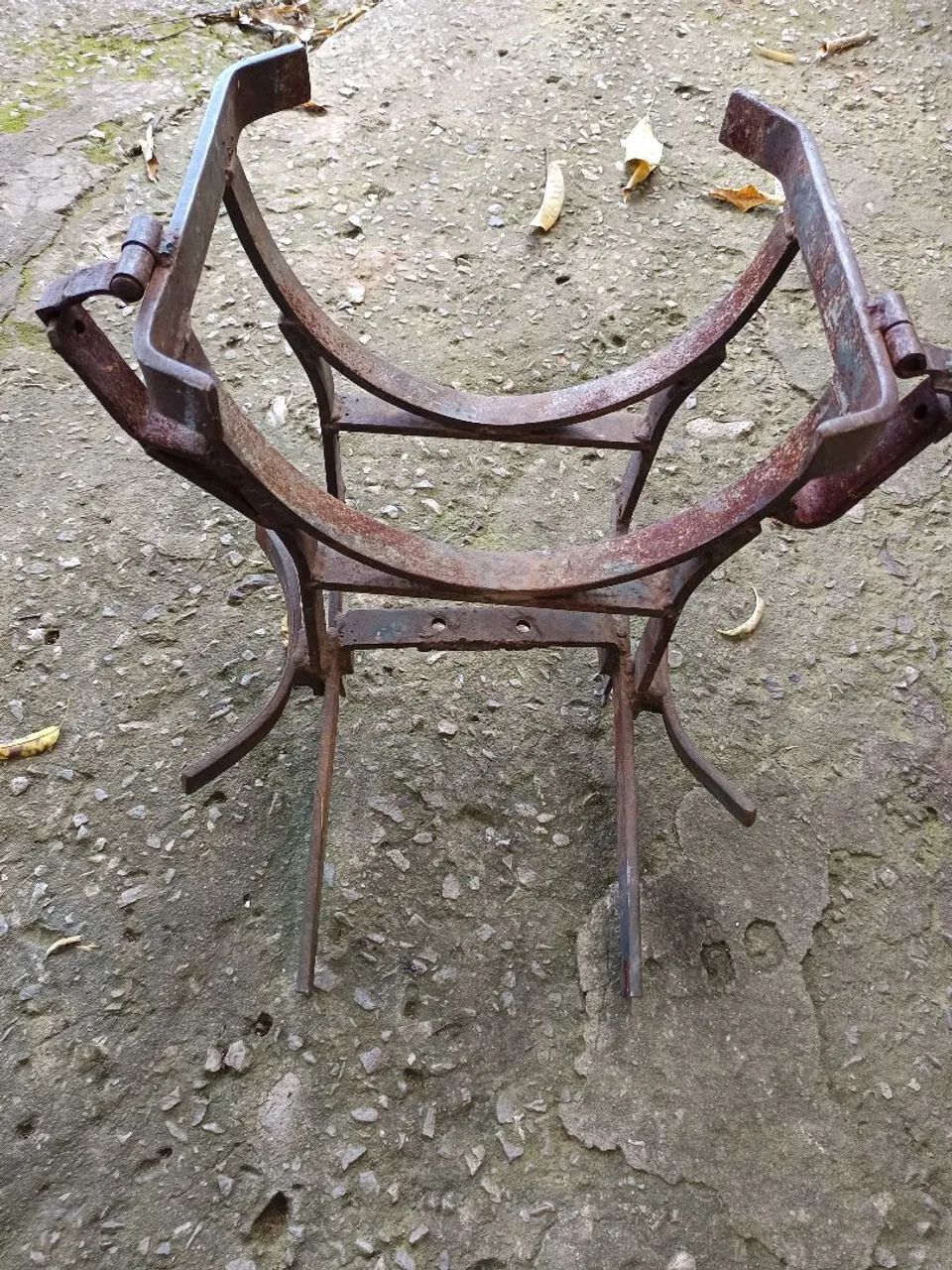 Gaiola suporte de transporte de botijões para moto