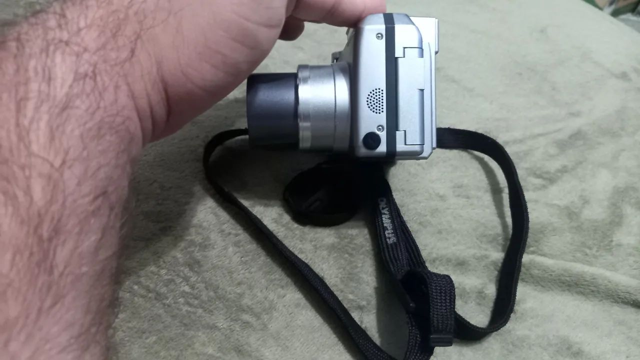 Camera olympus funcionando  raridade 64318618627073123