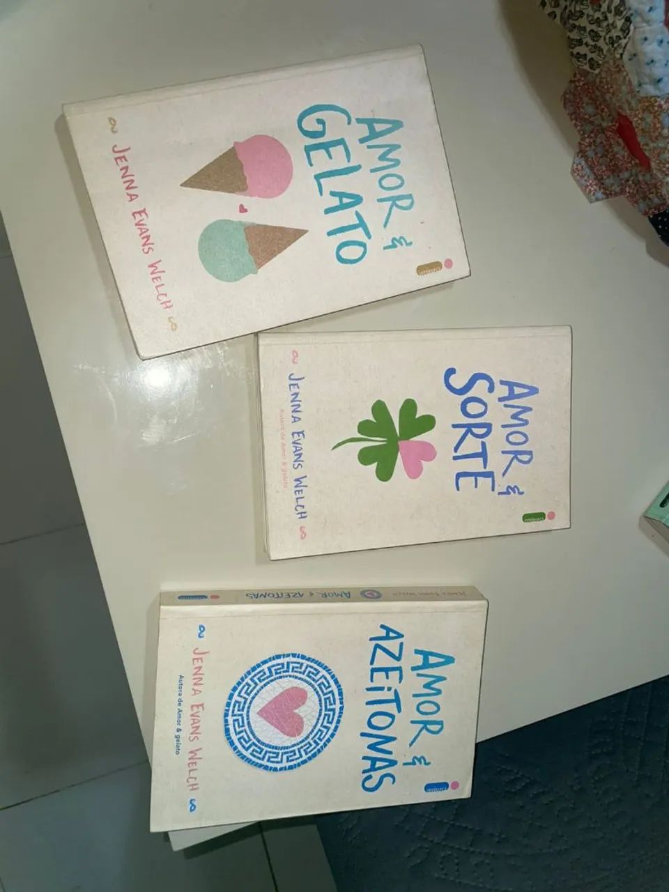 Box de livros "amor e livros"