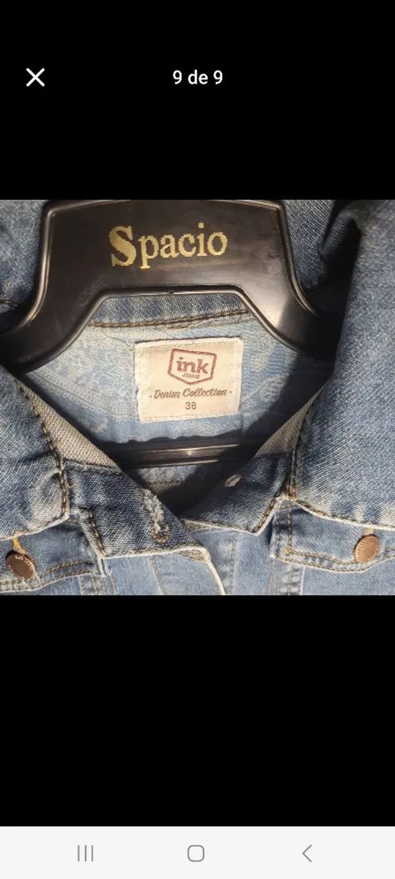Jaqueta Jeans Azul Clássica - Foto 5