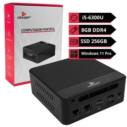 Mini PC Grasep D-PC004 Intel Core i5 8GB RAM 256GB SSD Windows 11 Pro