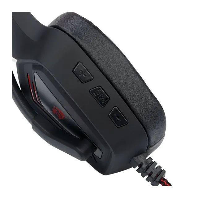Headset Gamer Redragon Muses 2 Black Led Surround 7.1 USB - WZetta - Foto 5