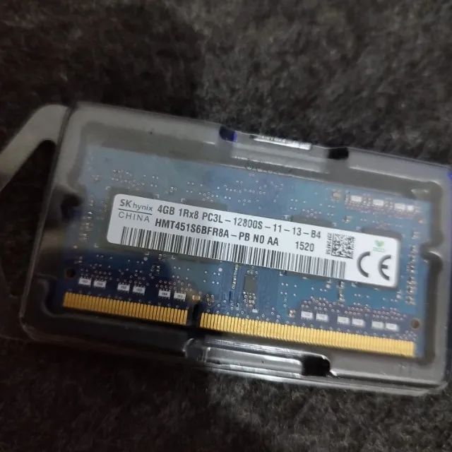 Memoria DDR3L 4gb 1600MHz Para Notebook (baixo consumo) - Foto 2