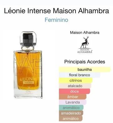 Perfume Feminino Árabe Leonie Intense Maison Alhambra 100ML - Foto 2