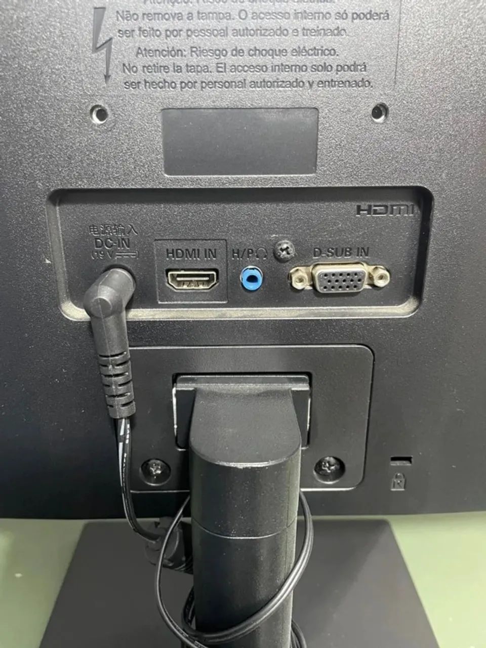 Monitor LG 23,8' modelo 24MK430H-B Preto. Full HD IPS 75Hz. Usado, em ótimo estado. - Foto 3